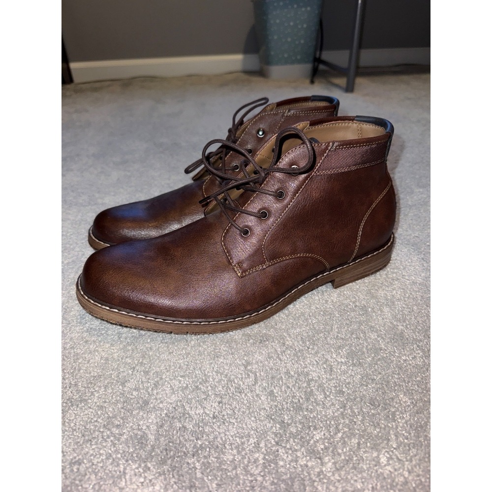 Hawker Rye Men's Brown Chukka Boots Size‎ 11 Lace up Dress Casual